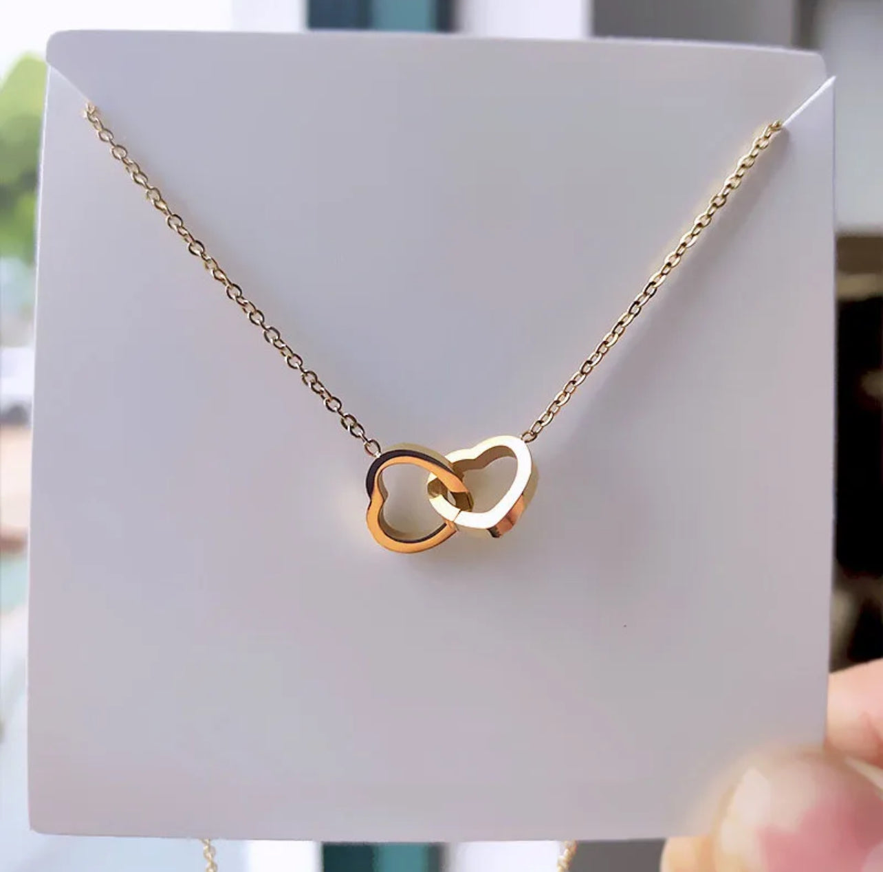 Interlocking Heart Necklace