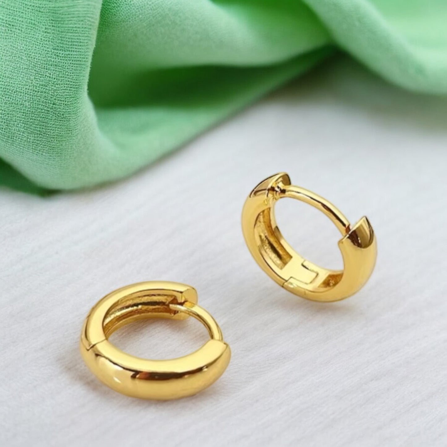 Gold Plated Hoop Earrings