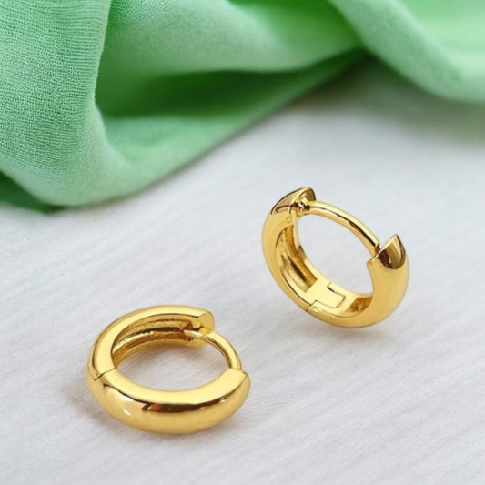 Gold Plated Hoop Earrings